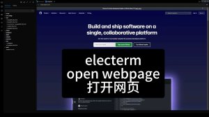 Electerm Open Webpage